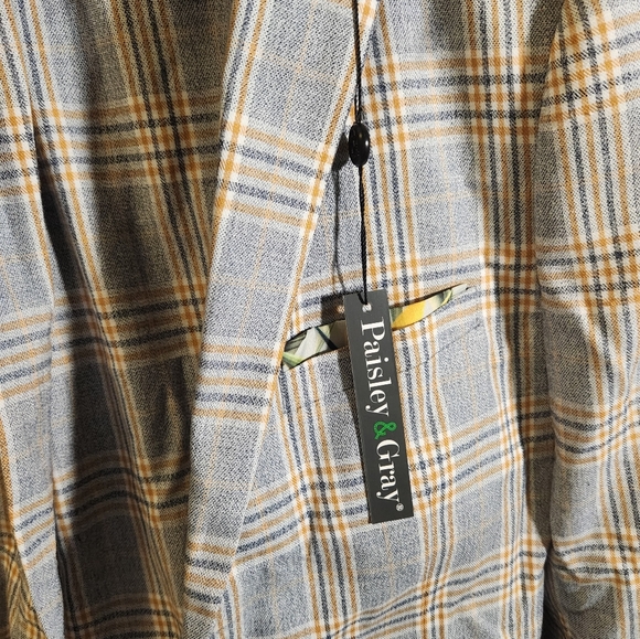 PAISLEY & GRAY SUIT COAT AND PANTS. - Picture 2 of 9